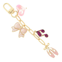 BALLET THEME BAG CHARM KEYCHAIN
